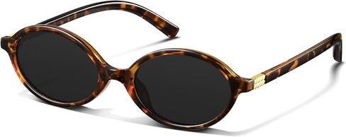 Retro Oval Sunglasses for Women Chic Cat Eye 90s Sunnies Lightweight Y2K Vintage Designer Sun Glasses in Kuwait