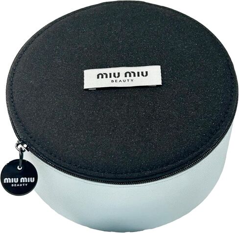 Miu Miu Circle Vaniity Cosmetic Bag Pouch Makeup Toiletry Zip Travel Fragrance Beauty Miutine Trousse (6L X 6H X 3W) - WOMEN - 9541 in Saudi Arabia