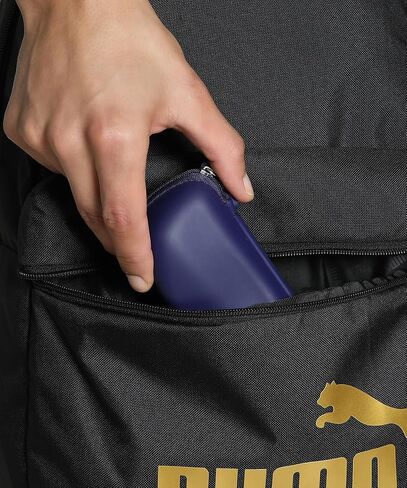 حقيبة ظهر PUMA PHASE من PUMA حقيبة ظهر PUMA باللون الأسود والذهبي رقم 1 لشعار PUMA باللون الأسود والذهبي رقم 1 مقاس واحد in Kuwait