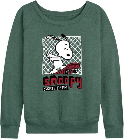 Peanuts - Athletic Snoopy - قميص نسائي خفيف الوزن من French Terry بأكمام طويلة in Kuwait