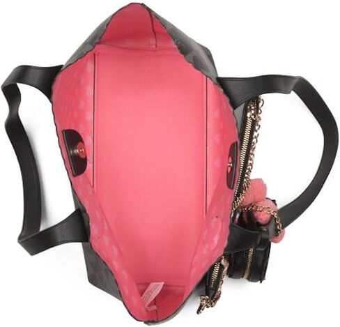 Juicy Couture Sweet Break Time 2-in-1 Tote & Wristlet, 14" x 10" x 6" in Kuwait