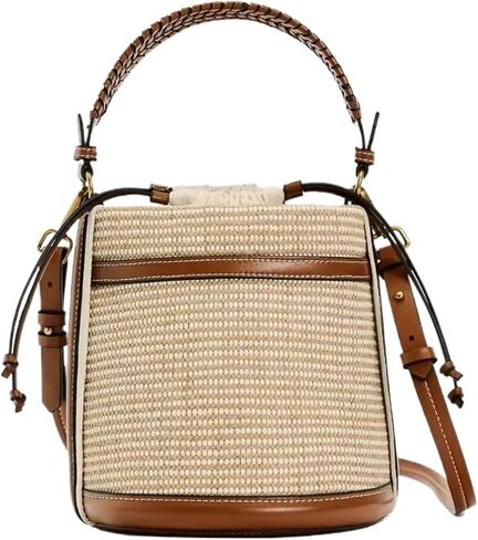 Fashion Straw Bucket Bag Weave Women Handbags Casual Summer Beach Small Tote Purses in Saudi Arabia