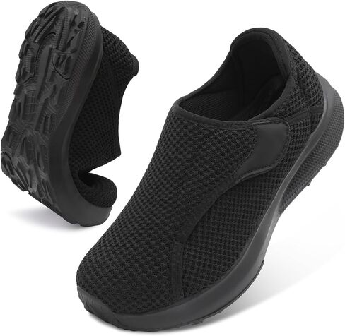 BARERUN Men's Wide Toe Box Barefoot Walking Shoes Slip on Diabetic Neuropathy Orthopedic Zero Drop Minimalist Tennis Shoes for Plantar Fasciitis Comfort Workout Sneakers Indoor Outdoor in Saudi Arabia