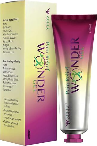 Wonder Gel – Pain Relief, Fast-Acting Relief Cream for Muscle, Joint, Back, Knee, Shoulder & Foot Pain Relief | Non-Greasy, Fast-Absorbing, Multi-Use Formula for Body Aches in Saudi Arabia