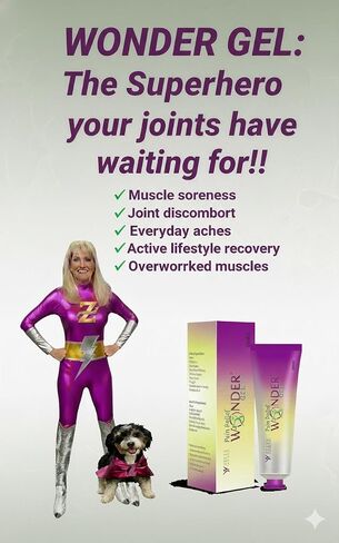 Wonder Gel – Pain Relief, Fast-Acting Relief Cream for Muscle, Joint, Back, Knee, Shoulder & Foot Pain Relief | Non-Greasy, Fast-Absorbing, Multi-Use Formula for Body Aches in Saudi Arabia