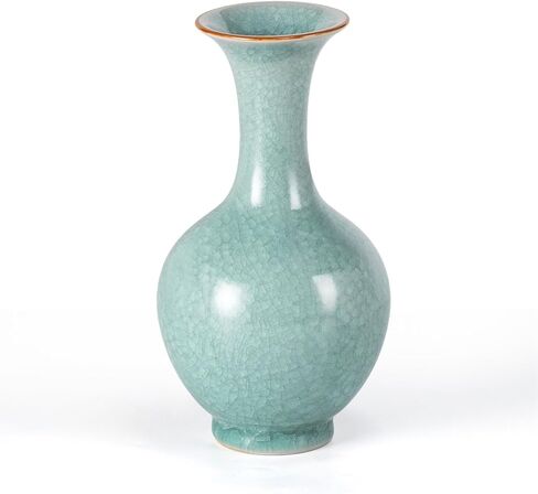 Ceramic Vase with Handle, Unique White Flower Vases for Bouquet, Bud, Mordern Decorative for Home, Office, Centerpieces, Kitchen, Living Room, Bedroom in Saudi Arabia