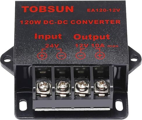 2 Pack - DC 24V to 12V 10A 120W Step Down Buck Converter, Power Converter Voltage Regulator Reducer, Compact Transformer Mini Module for Golf Cart Club Car, Truck, RV Electronics in Kuwait