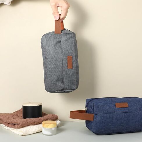8 Pcs Groomsmen Gift Bags Toiletry Bag for Men Hanging Travel Toiletry Bag Water Resistant Shaving Portable Storage Christmas Gifts in Saudi Arabia