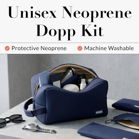 KUSSHI Dopp Kit (Navy/Khaki) in Saudi Arabia
