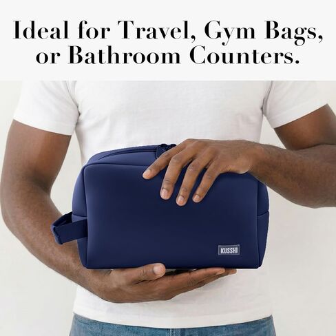 KUSSHI Dopp Kit (Navy/Khaki) in Saudi Arabia