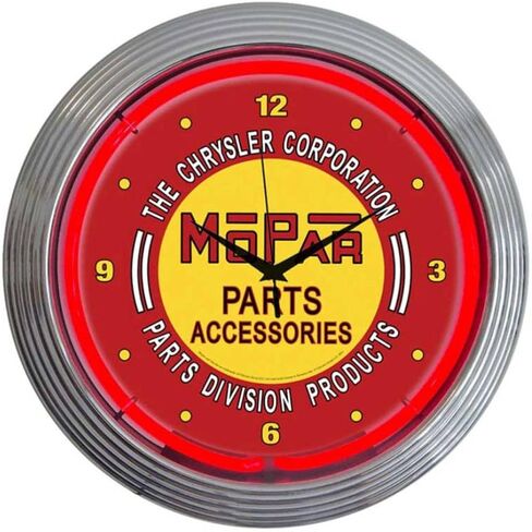 Neonetics Mopar Vintage Neon Wall Clock, 15-Inch in Saudi Arabia