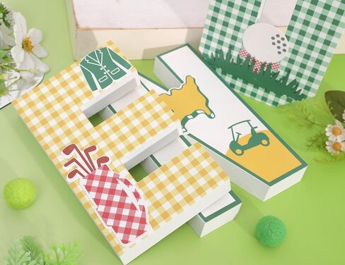 Golf 3D ONE Letters - The Masters First Birthday Decorations,Golf 1st Birthday One Letter Sign,Standing Letters Sign for Golfing Party,Sports Theme Party Centerpieces Photo Props in Kuwait