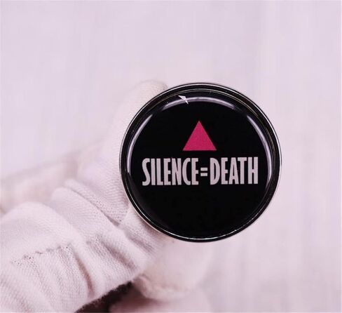 Silence equals death Enamel Pin Brooches Metal Brooch Pins Badge Collar Jewelry Lapel Pin in Saudi Arabia