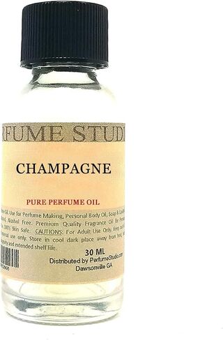 Champagne Perfume Oil for Perfume Making,Body Oils, Soap, Candle Making & Incense; Splash-On Clear Glass Bottle. Premium Quality Undiluted & Alcohol Free (1oz, Champagne Fragrance Oil) in Kuwait