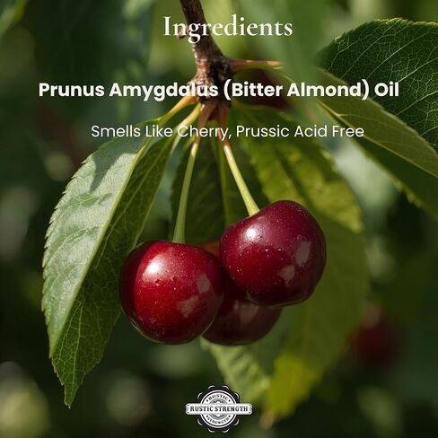 Rustic Strength Cherry (Bitter Almond) Essential Oil, 1 oz | Cherry Aroma in Saudi Arabia