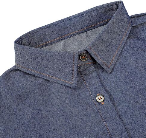 Denim Collar, Denim Collar Shirt Women Detachable Shirt for Women & Girls, Adjustable & Reusable Fashion Accessory, Blue in Saudi Arabia
