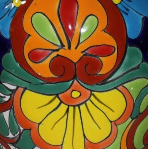 Colorful Mermaid Talavera Flower Vase in Saudi Arabia