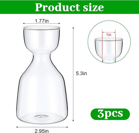 3 Pcs Acorn Vases Glass Avocado Vase Avocado Glass Vase for Growing, Hydroponics Terrariums Pot Deco Indoor Bulb Vasees Propagation Vases for Home Table Desk Indoor Decor Gardening Lover Gifts in Saudi Arabia