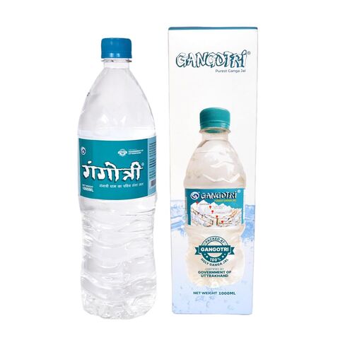 Gangajal 1 litre | Holy Ganga Water | Ganga jal for Pooja | Indian Religious Home Mandir Puja Jal in Kuwait