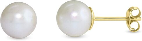 Femme Luxe Birthstone Solitaire Stud Earrings in 14K in Kuwait