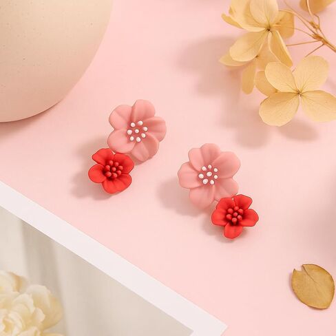 Earrings for Women, Irregular Studs Earrings Zinc Alloy Stud Earring Metal Pleated Earring for Women Party Birthday Wearing in Kuwait