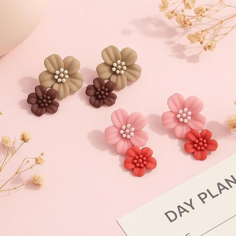 Earrings for Women, Irregular Studs Earrings Zinc Alloy Stud Earring Metal Pleated Earring for Women Party Birthday Wearing in Kuwait