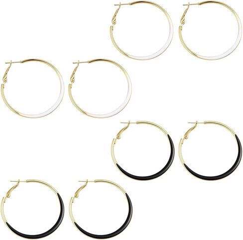 Earrings for Women, Irregular Studs Earrings Zinc Alloy Stud Earring Metal Pleated Earring for Women Party Birthday Wearing in Kuwait