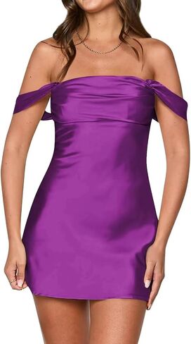 Women's Silk Satin Short Homecoming Dresses Off the ShoulderRuched Mini Corset Prom Dress for Teens 2026 in Saudi Arabia