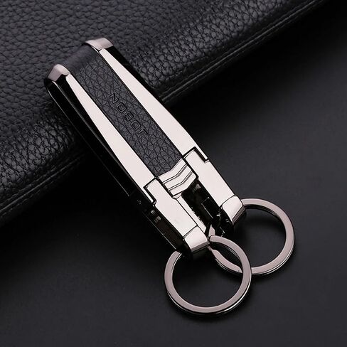 Granvela Belt Key Chain with 2 Key Rings in Gift Package - Zinc-plated Steel in Saudi Arabia