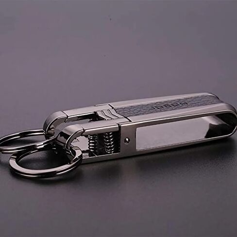 Granvela Belt Key Chain with 2 Key Rings in Gift Package - Zinc-plated Steel in Saudi Arabia