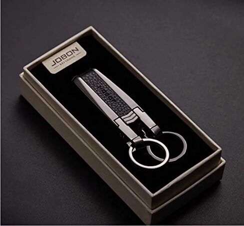Granvela Belt Key Chain with 2 Key Rings in Gift Package - Zinc-plated Steel in Saudi Arabia