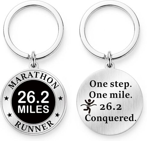 26.2 Marathon Keychain - Marathon Runner Gifts for Runners - Running Achievement 26.2 Miles Finisher Keyring in Saudi Arabia