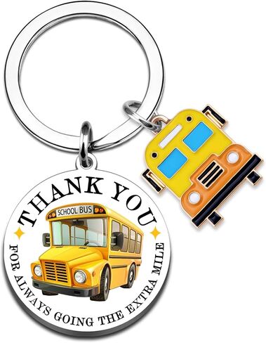 Bus Driver Appreciation Gifts for Women Men Bus Driver Gifts Thank You Keychain Gift for School Drivers Retirement Back to School Christmas Birthday Gift in Saudi Arabia