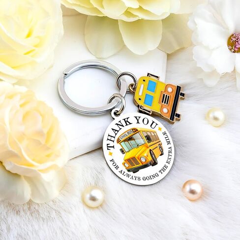Bus Driver Appreciation Gifts for Women Men Bus Driver Gifts Thank You Keychain Gift for School Drivers Retirement Back to School Christmas Birthday Gift in Saudi Arabia