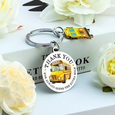 Bus Driver Appreciation Gifts for Women Men Bus Driver Gifts Thank You Keychain Gift for School Drivers Retirement Back to School Christmas Birthday Gift in Saudi Arabia
