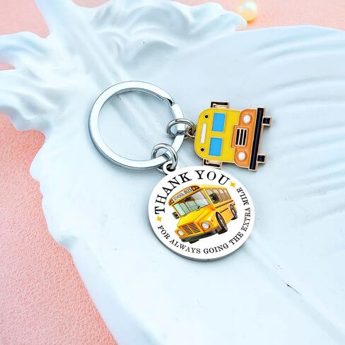 Bus Driver Appreciation Gifts for Women Men Bus Driver Gifts Thank You Keychain Gift for School Drivers Retirement Back to School Christmas Birthday Gift in Saudi Arabia
