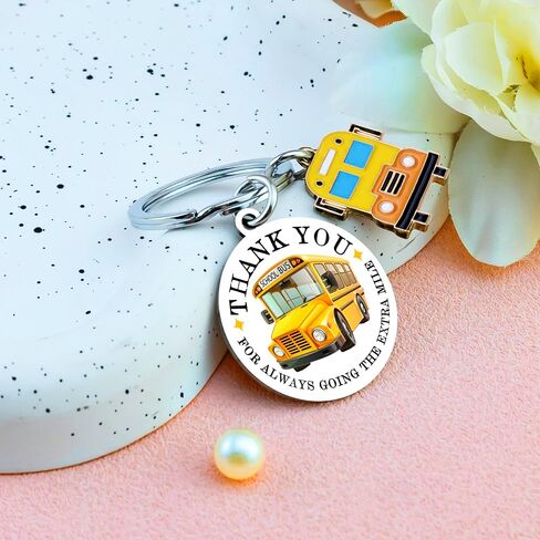 Bus Driver Appreciation Gifts for Women Men Bus Driver Gifts Thank You Keychain Gift for School Drivers Retirement Back to School Christmas Birthday Gift in Saudi Arabia