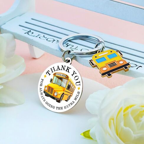 Bus Driver Appreciation Gifts for Women Men Bus Driver Gifts Thank You Keychain Gift for School Drivers Retirement Back to School Christmas Birthday Gift in Saudi Arabia