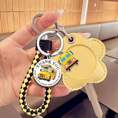 Bus Driver Appreciation Gifts for Women Men Bus Driver Gifts Thank You Keychain Gift for School Drivers Retirement Back to School Christmas Birthday Gift in Saudi Arabia