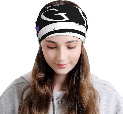 Thyroid Cancer Awareness USA Flag Fight Multifunctional Slouchy Beanie Hat, Soft Stretch Skull Cap for Men & Women94 Black in Kuwait