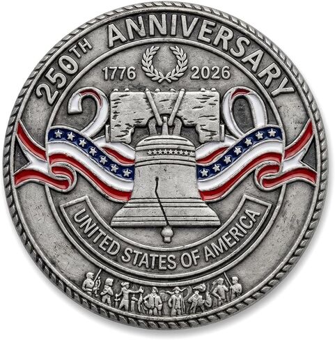USA 250 Anniversary Brooch Pin Vintage Mechanical Patriotic Lapel Pin for Women Men Red White Blue Enamel Rhinestones 4th of July Independence Day Badge American 250th Merchandise in Saudi Arabia