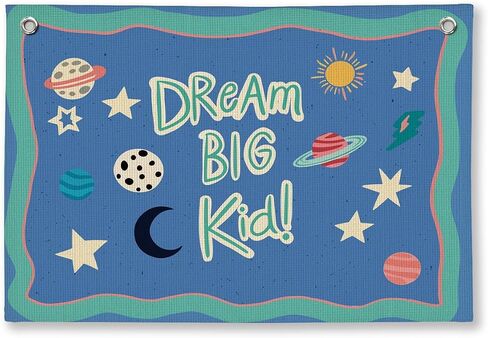 Playroom Wall Decor, Go Change The World Club Classroom Decor Hanging Linen Banner,Play Room Wall Decor for Nursery Toddler, 20x30 Inch in Kuwait