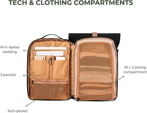 Black Nomad Expandable Backpack in Saudi Arabia