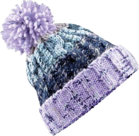 Beechfield Unisex Adults Corkscrew Knitted Pom Pom Beanie Hat (One Size) (Retro Blue) in Saudi Arabia