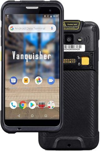 Vanquisher Enterprise Mobile Data Terminal with Pistol Grip, Android 13, 5.5" Touchscreen, 5200mAH+4420mAH Dual Battery, with Zebra 2D Barcode Scan Engine, Wi-Fi 6 & 4G LTE in Kuwait