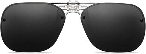 Polarized Clip on Sunglasses Over Glasses for Men Women Flip Up Clip-on Shades for Driving Fishing in Kuwait