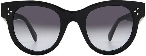 Celine Smoke Gradient Oval Ladies Sunglasses CL4003IN 01B 48 in Saudi Arabia