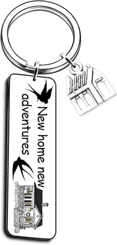 New Home Keychain, Housewarming Keychain Gift for New Homeowners, First Home Gifts For Homeowners, House Warming Gifts New Apartment, Fashion Keychain Men and Women Key Ring in Saudi Arabia