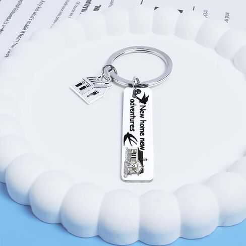 New Home Keychain, Housewarming Keychain Gift for New Homeowners, First Home Gifts For Homeowners, House Warming Gifts New Apartment, Fashion Keychain Men and Women Key Ring in Saudi Arabia