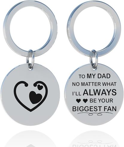Dad Gift From Daughter Son Dads Keychain Gift Ideas For Father Fathers Day Birthday Christmas Gifts For Dad in Saudi Arabia